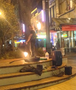 Not a good face shot. Not a good fire shot. Honestly, who lets me use cameras?!